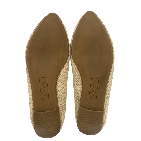 Seychelles Knit Ballet Flats Nesta womens 6.5 Memory Foam Insole Cream - Picture 8 of 10